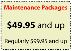 Maintenance Package Coupon