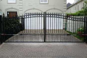 Driveway Gate In The Heights Feature Driveway Gate In The Heights Feature