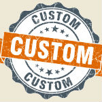 Custom garage doors benefits sign