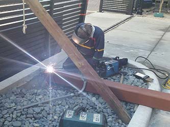 Electric gate problem being worked on