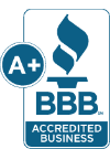 Gate openers Houston TX BBB A+ Rating Logo