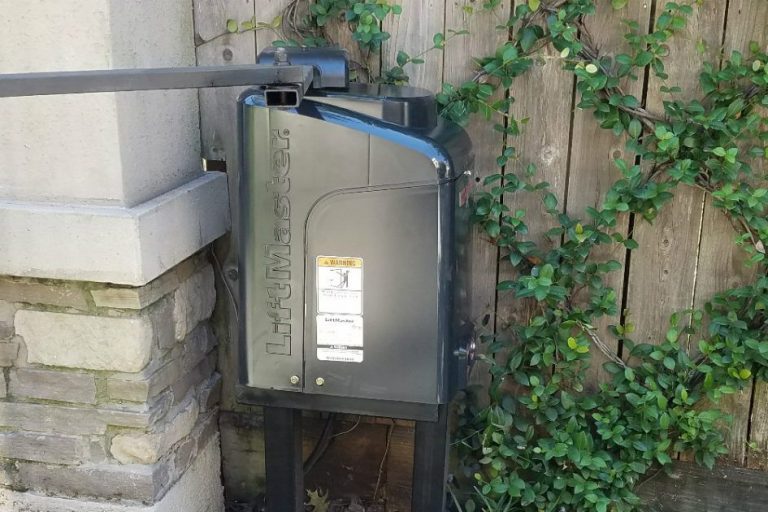 West University Security Gate Opener Installed West University security gate opener