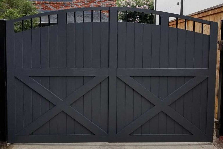 Automatic-Double-Swing-Gate Completed automatic double swing gate project.