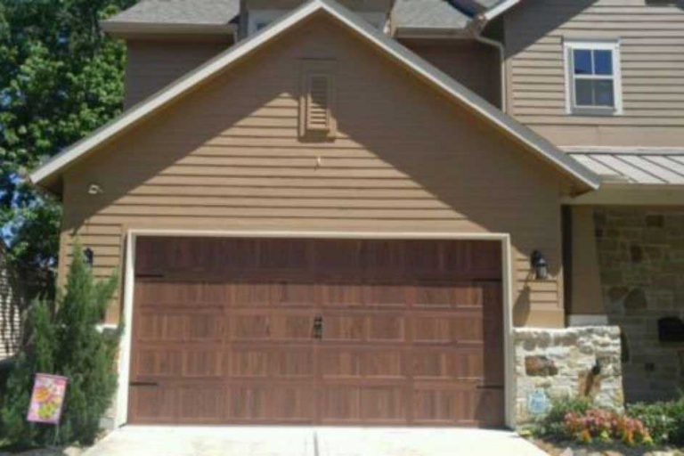 Jersey Village TX garage door and residential custom garage door.
