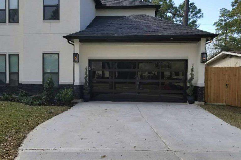 Completed West Houston garage door project.