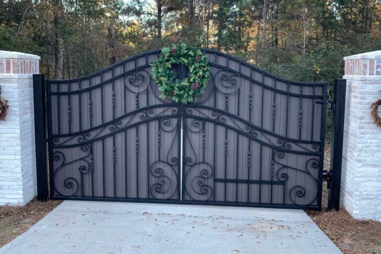 Custom Fabricated Gate Completed custom fabricated gate project.