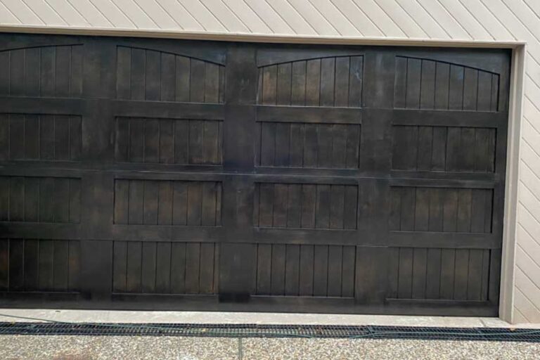 Completed new garage door project.