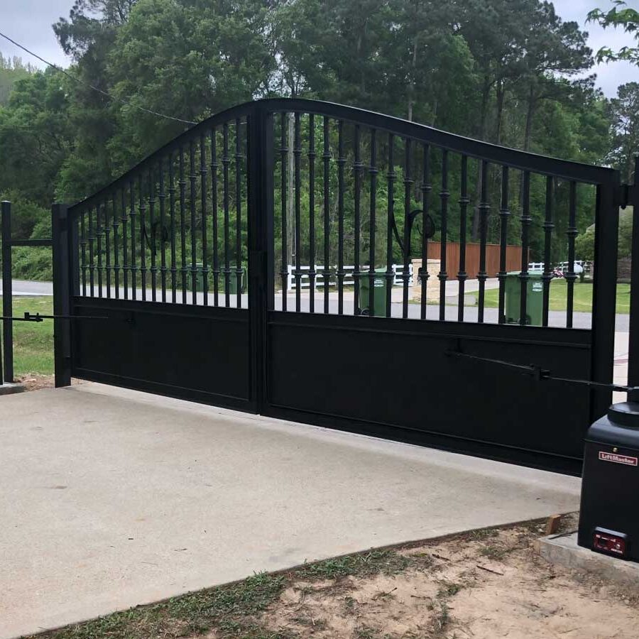 Double Swing Gate Installed Sentry Garage Door & Gates