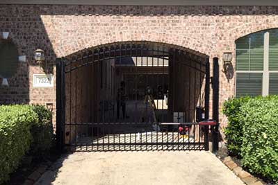 Security gate for home entrance.