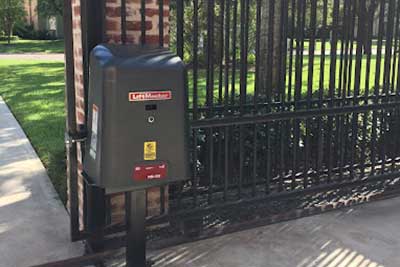 Repaired LiftMaster gate opener.