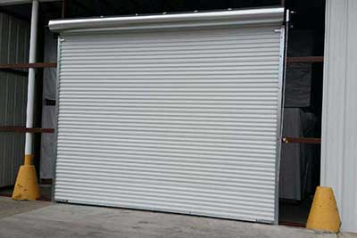 New commercial garage door.